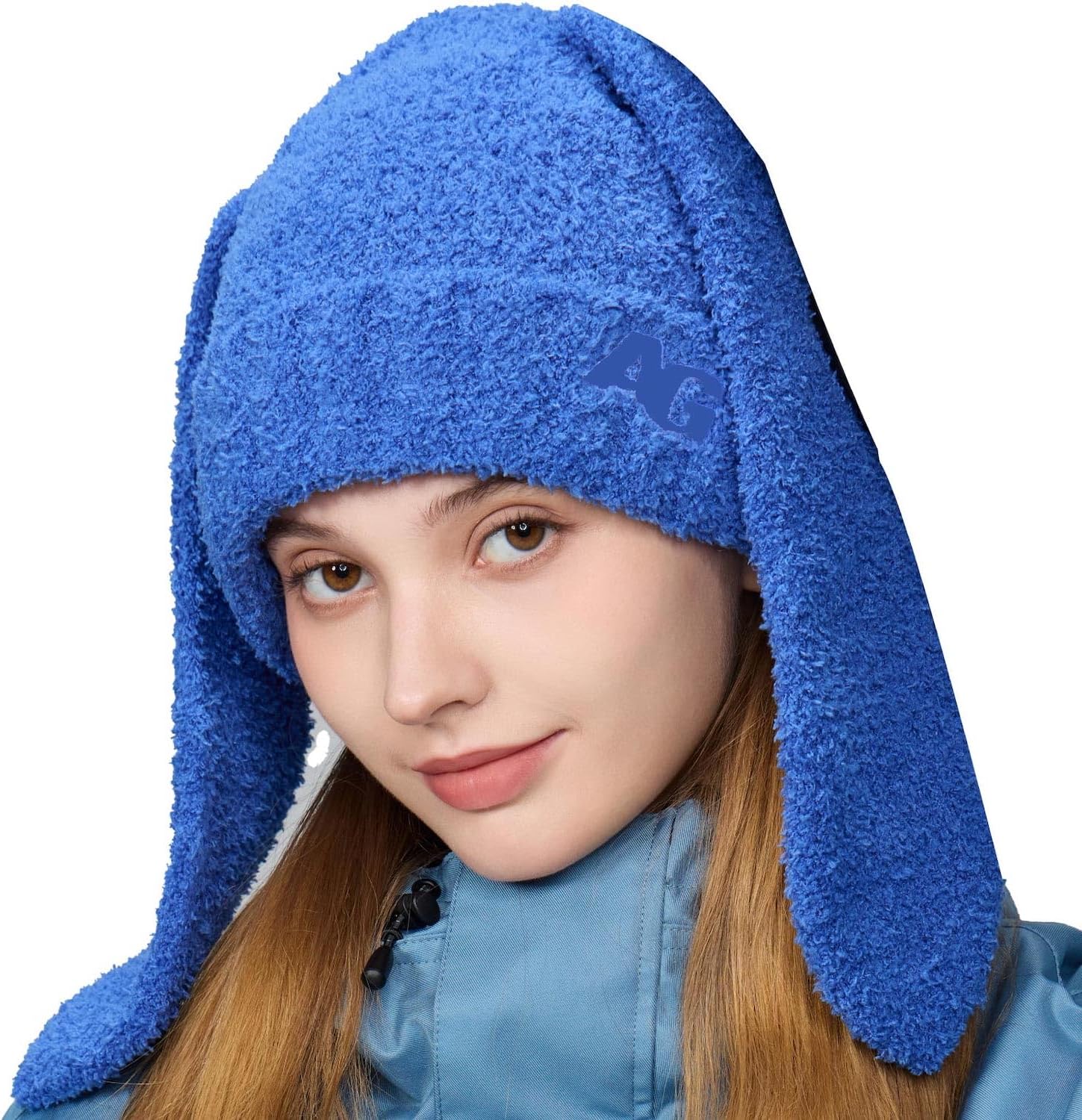 Amazon | [アッシュグリーム] ニット帽 ラビット うさぎ耳 全5色